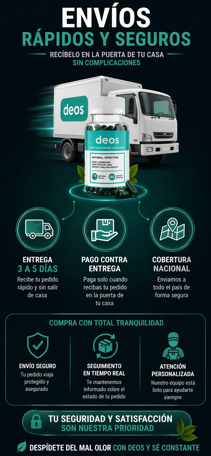 Desodorante en capsulas Natural Freshness