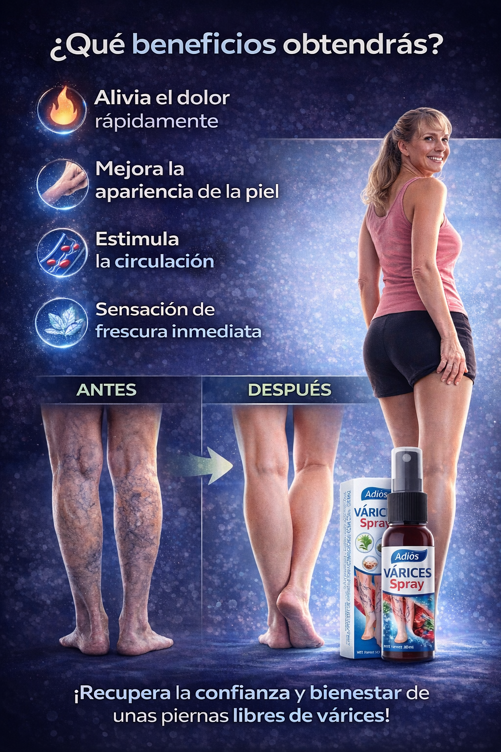 Varicell Spray Restauracion natural